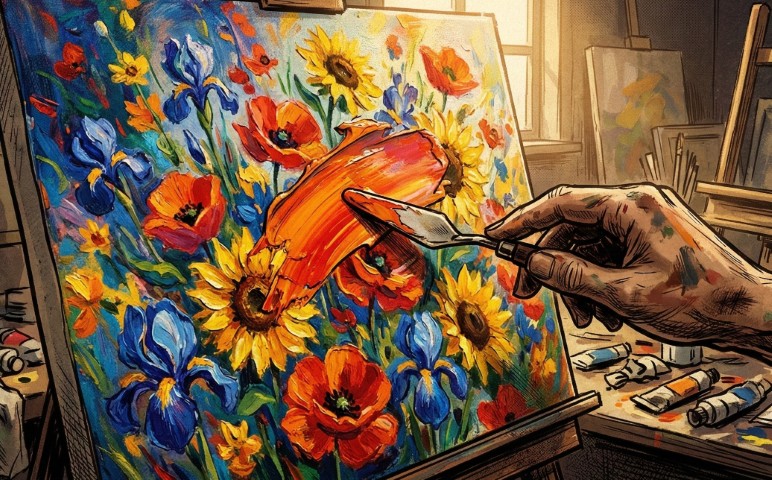 Impressionist Flowers