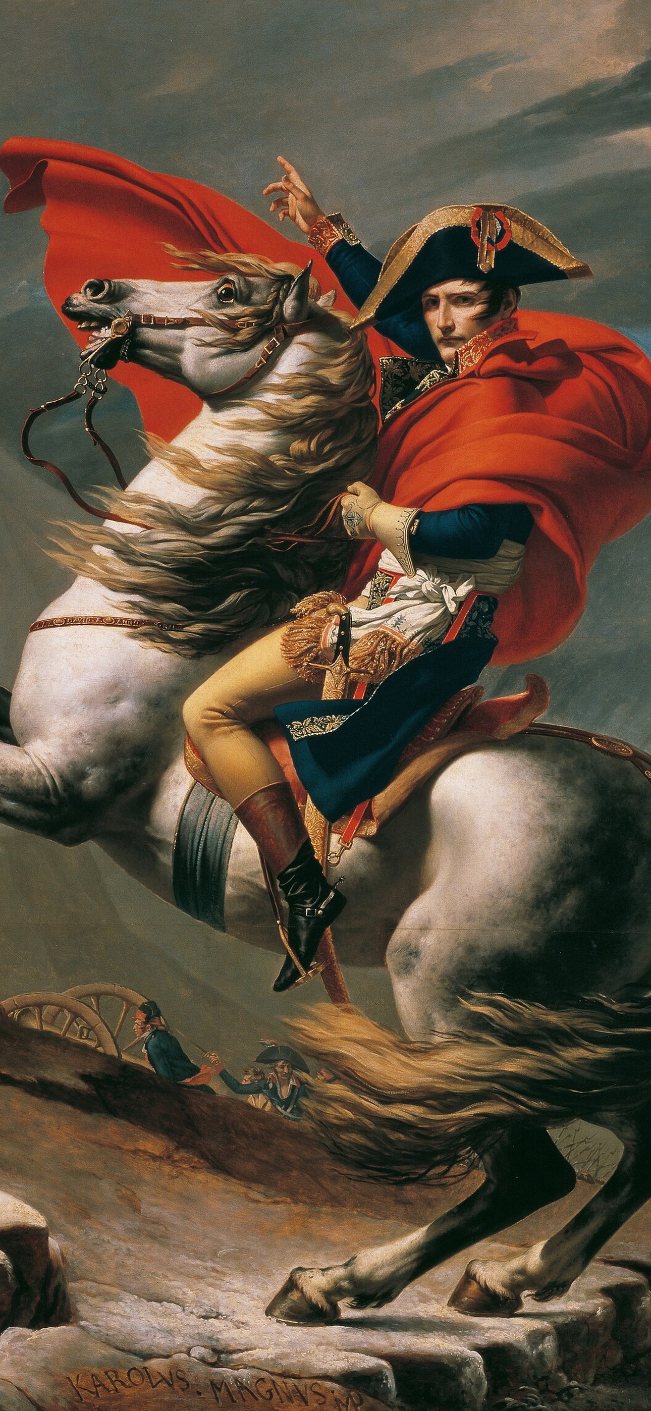 Napoleon Crossing the Alps wallpaper preview
