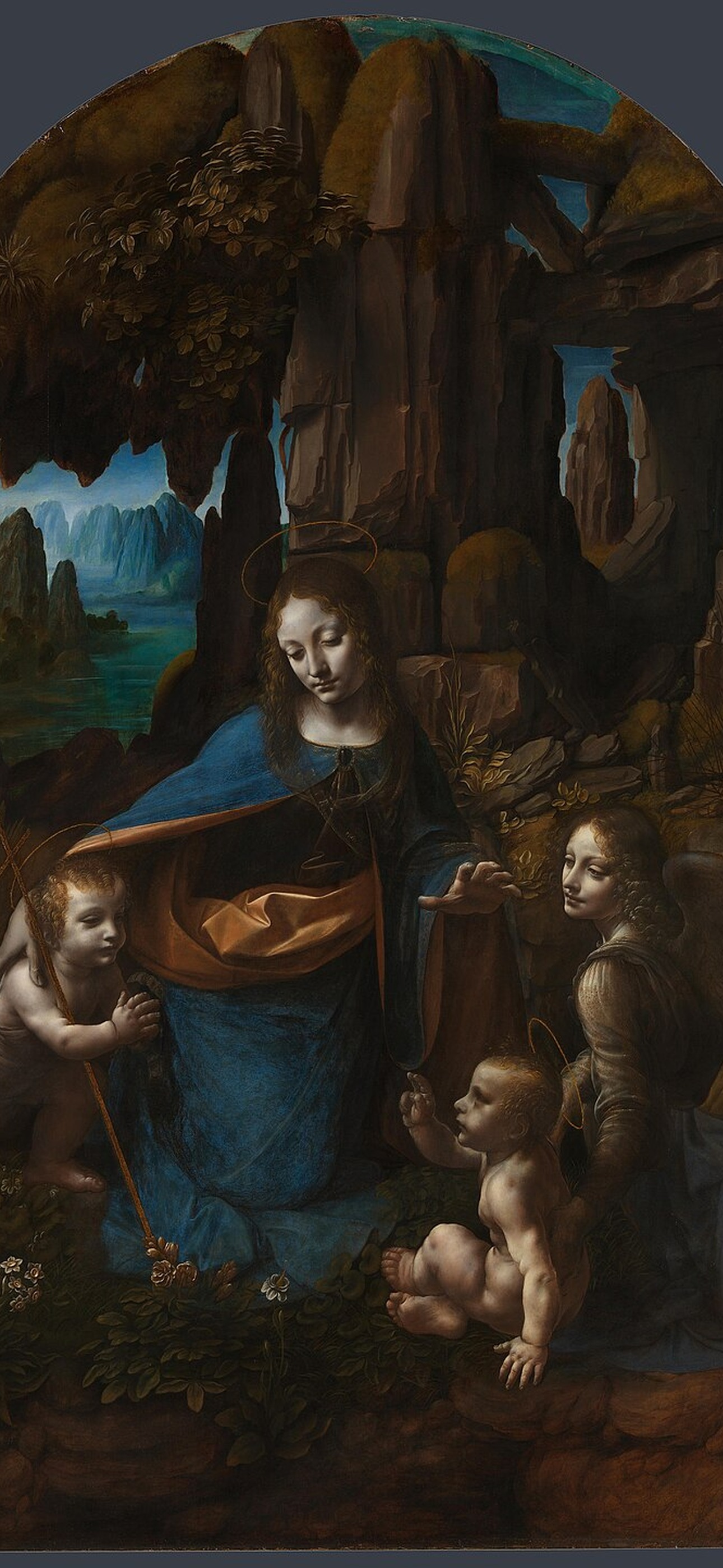 Virgin of the Rocks wallpaper preview